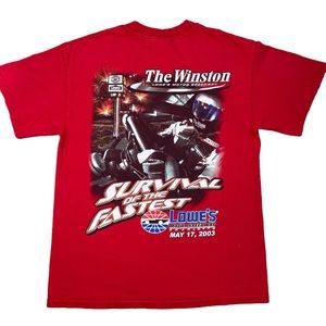 VTG 2003 The Winston NASCAR Racing Lowes Motor Speedway Charlotte t-shirt size M